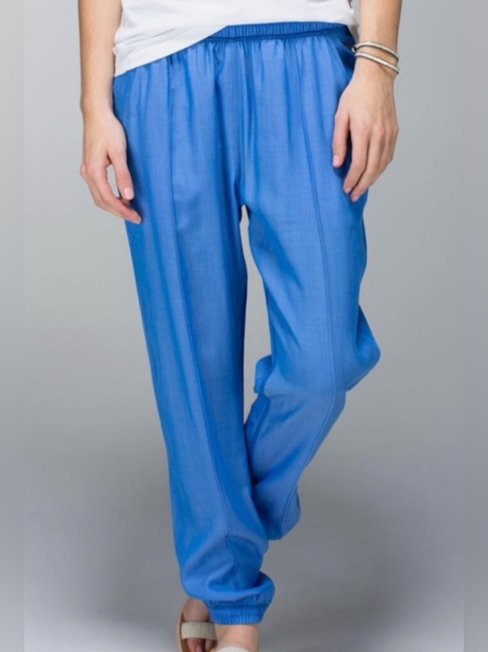 Mat to Street Joggers in Pipe Dream Blue